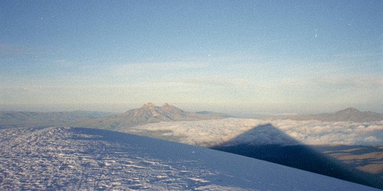 from Cotopaxi westwards