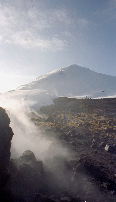 fumes on Tungurahua