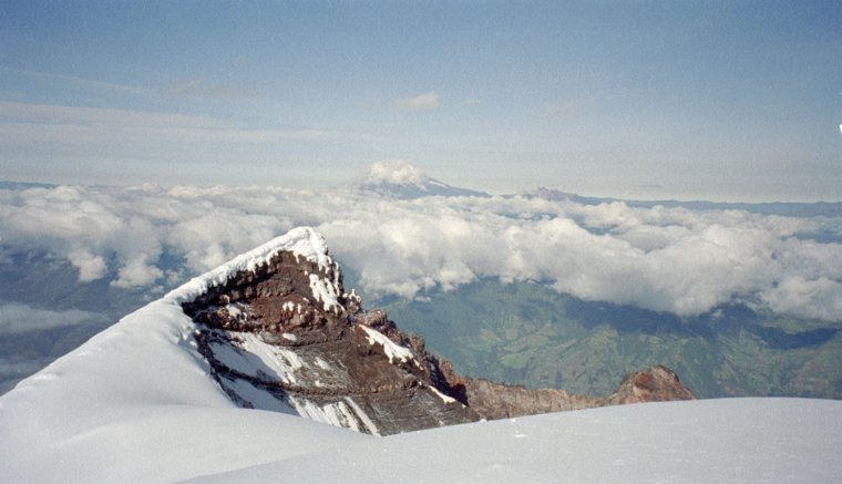 Chimborazo from Tungurahua